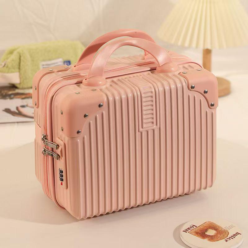 16-inch Carry-On Suitcase & 14-inch Cosmetic Bag Set: Portable Handbag & Gift Box with Password Protection for Men & Women.