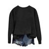 Women's Fashion Daily Versatile Casual Sweatshirts Long Sleeve Round Neck Top Sweatshirts