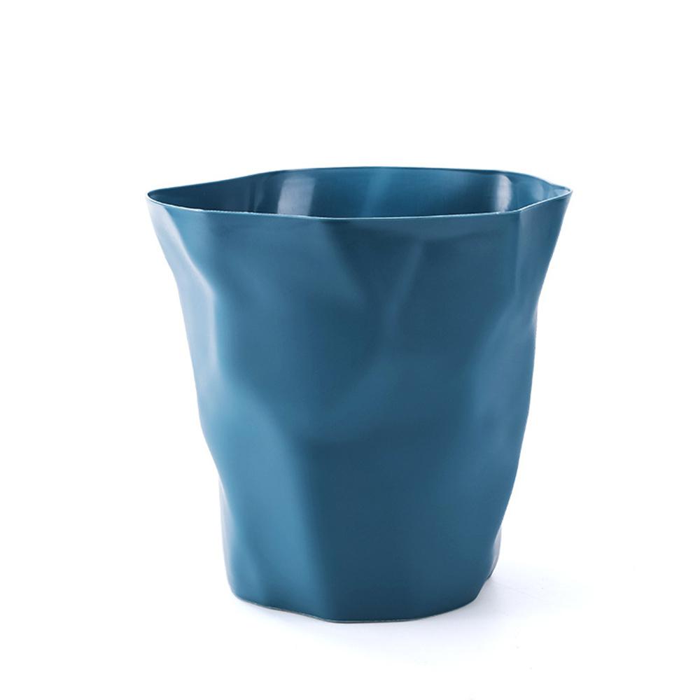 Мусорное ведро Pp Бытовая Креативная Ванная Кухня Мусорное ведро для кухни Черный/синий/белый Современный Простой Мусорное ведро Туалет Мусорное ведро