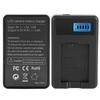 NP-FW50 Battery LCD Single Charger for Sony Alpha A6000 A6300 A6500 A7r A7