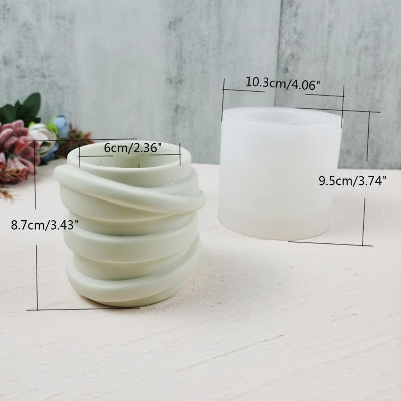 Скандинавское искусство, гипсовый цветок, силиконовая форма, эпоксидная смола, форма для чашки свечи, сочная ваза, цементная форма, держатель для ручек, форма