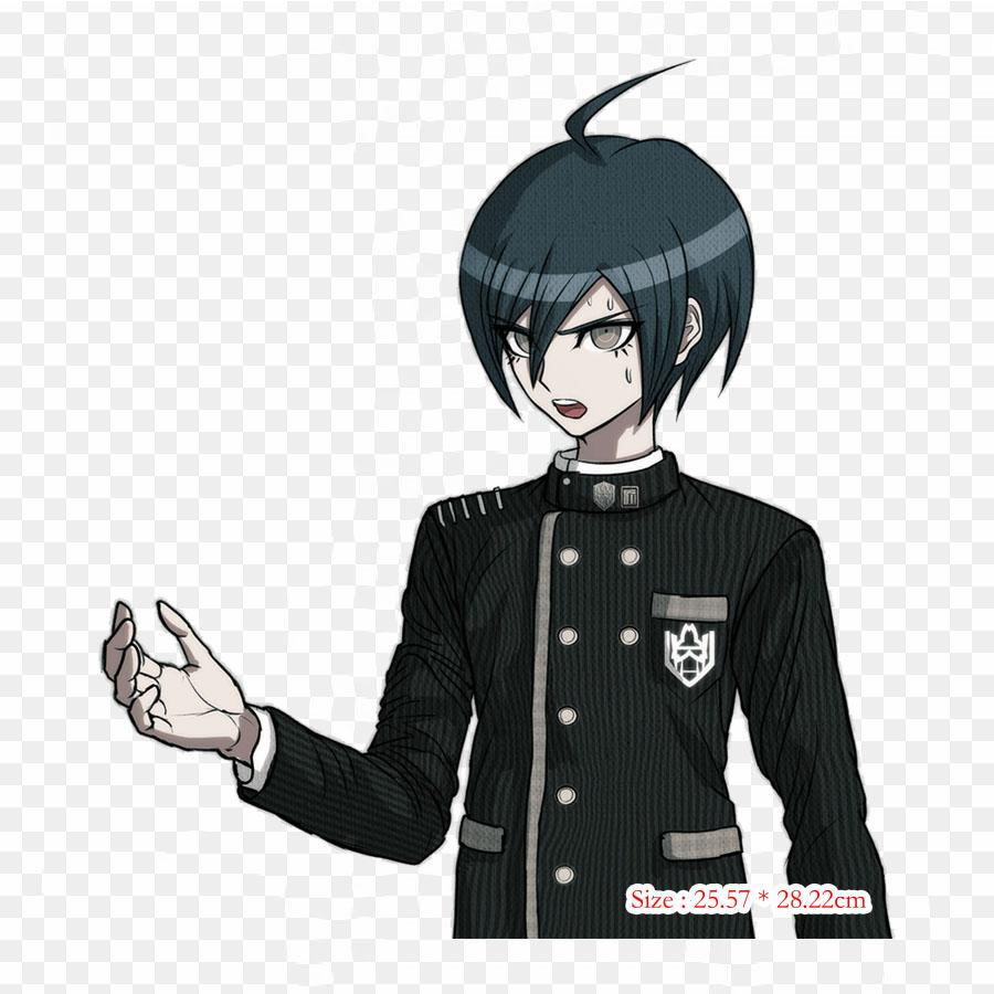 Shuichi Saihara, прозрачная наклейка Danganronpa V3 Killing Harmony с принтом на одежде, термонаклейка «сделай сам», для футболок, нашивка с утюгом на переносе