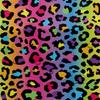 Leopard Party Decorations Tablecloth, 3Pcs Disposable Cheetah Print Birthday Party Tablecover Supplies, Iridescent Rainbow Leopard Birthday Table