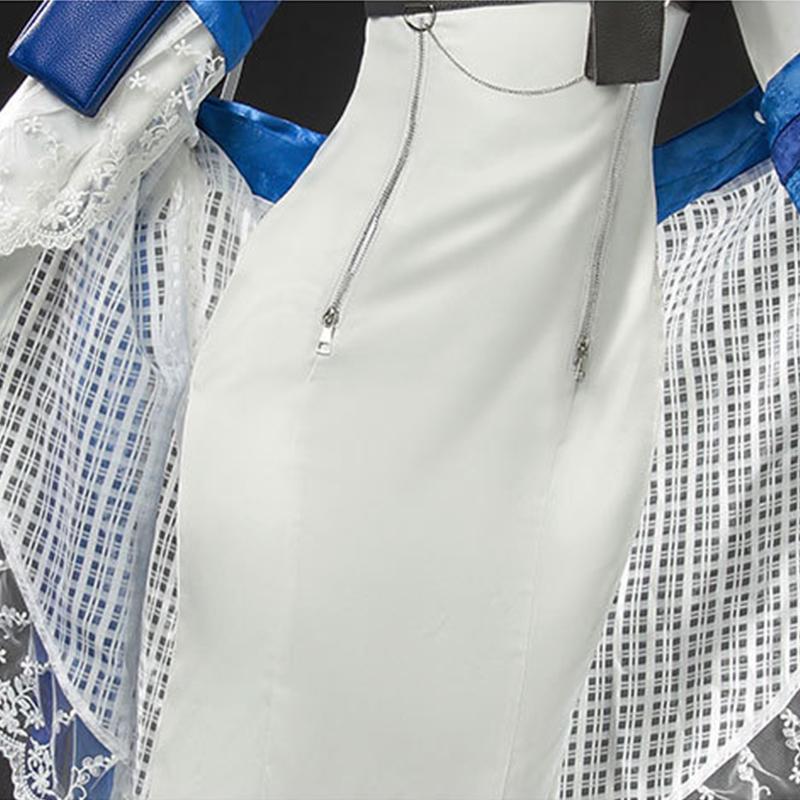 Костюм для косплея Nikke Goddess Of Victory Arcana Commander Tarot Shoper Arcana Женское белое платье Хэллоуин Карнавальный костюм