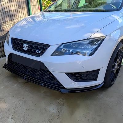 3 шт. Сплиттер переднего бампера, губа, диффузор, обвесы для Seat Leon 3 MK3 5F TDI TSI ST SC 2012-2016, тюнинг, ABS, спойлер, аксессуары