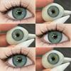 FUNSACHY 1 пара натуральных линз корейского стиля цветные контактные линзы синие линзы коричневые туманные перламутровые цветные линзы высококачественные мягкие линзы