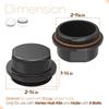 2Pcs Trailer Hub Dust Caps For Dexter Vortex 81143, 48355V, K71-G01-73, 21-261