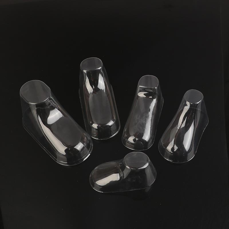 10Pcs Clear Pvc Child Booties Showcase Support Frame Feet Plastic Shoe Mold Baby Shoe Stretcher Socks Display Stand