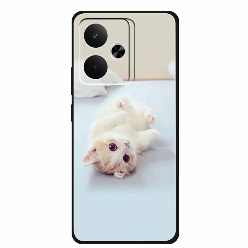 Чехол для телефона Realme GT7 GT 7T 7 T Сумка Черный Силиконовый Мягкий Задний Чехол Для Realme 14 4G 15 Pro Чехлы Coque Защитный Корпус