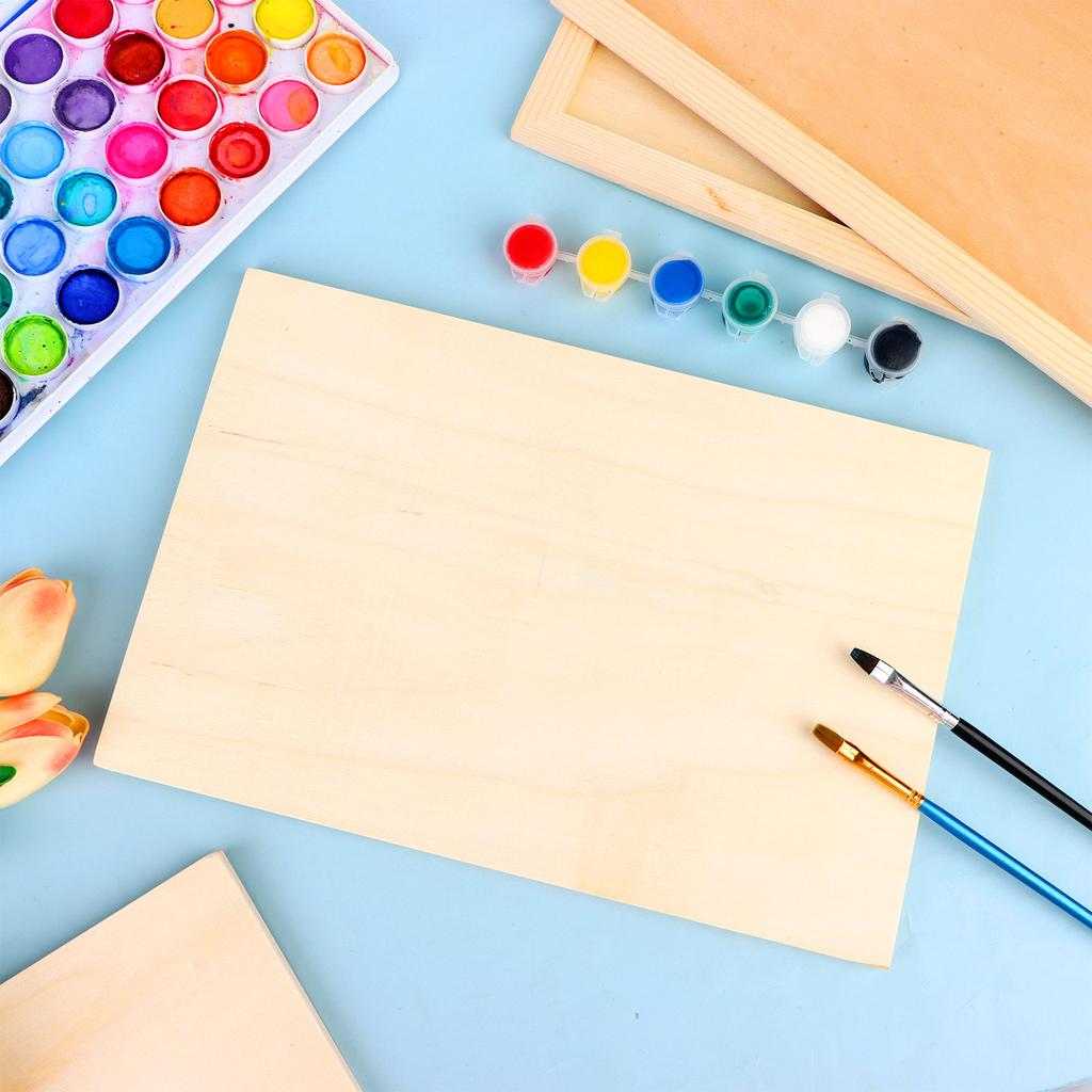 Набор из 15 нешлифованных деревянных холстов 11,8x7,9 дюйма