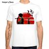 Винтажная футболка с принтом Samurai Champloo Samurai Sunset, оверсайз, большой размер, с круглым вырезом, повседневная, уличная одежда, Япония, аниме, футболка