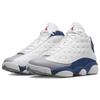 Air Jordan 13 Retro French Blue Мужские кроссовки Белые огненно-красные светло-стальные серые 414571-164