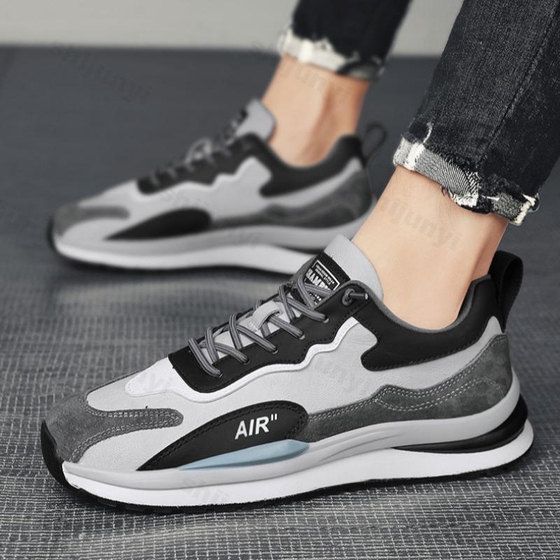 Модные мужские кроссовки Модная повседневная обувь для бега Дышащие на шнуровке Теннисные брендовые туфли ПУ кожа Роскошный дизайнерский Zapatillas De Hombre