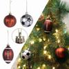 6Pcs Plastic Christmas Tree Ornament 6cm Electroplated Ball Christmas Decorations