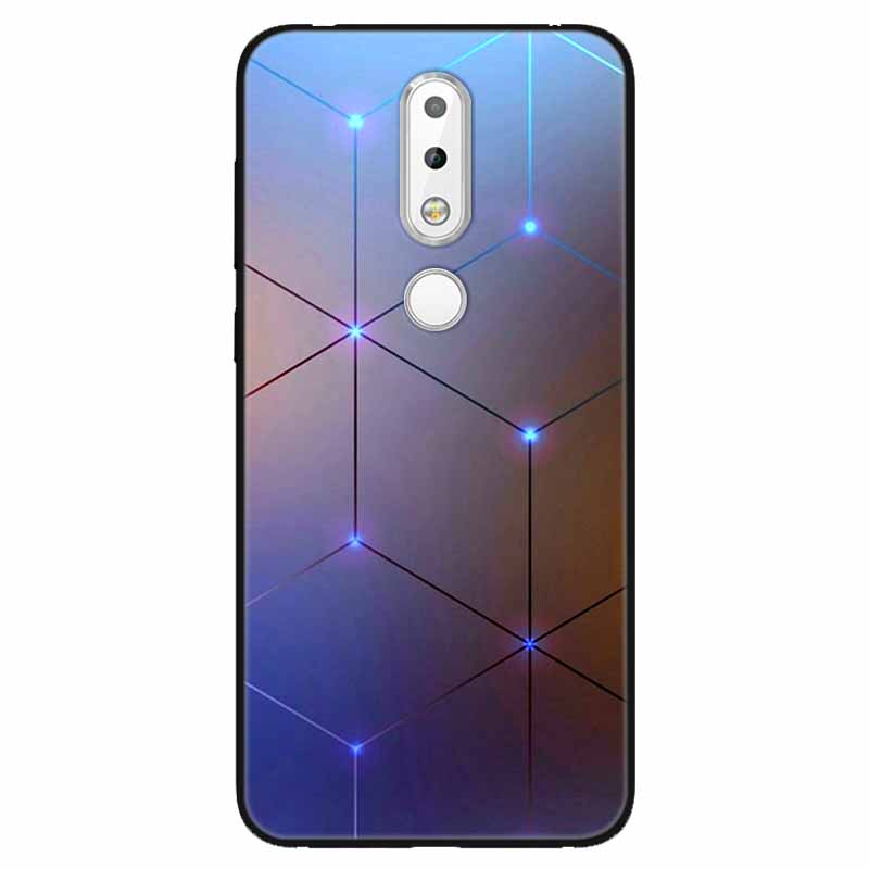 Для Nokia 6.1 Plus Чехол Мягкий Силикон Мультфильм Модный ТПУ Чехлы для Телефона для Nokia X6 Обложка 6.1Plus Милый для NokiaX6 Лев Волк