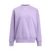 UA Rival Fleece OS Crew Fashion Comfortable Casual Sweatshirt Women Sweatshirt Purple 1386463-538