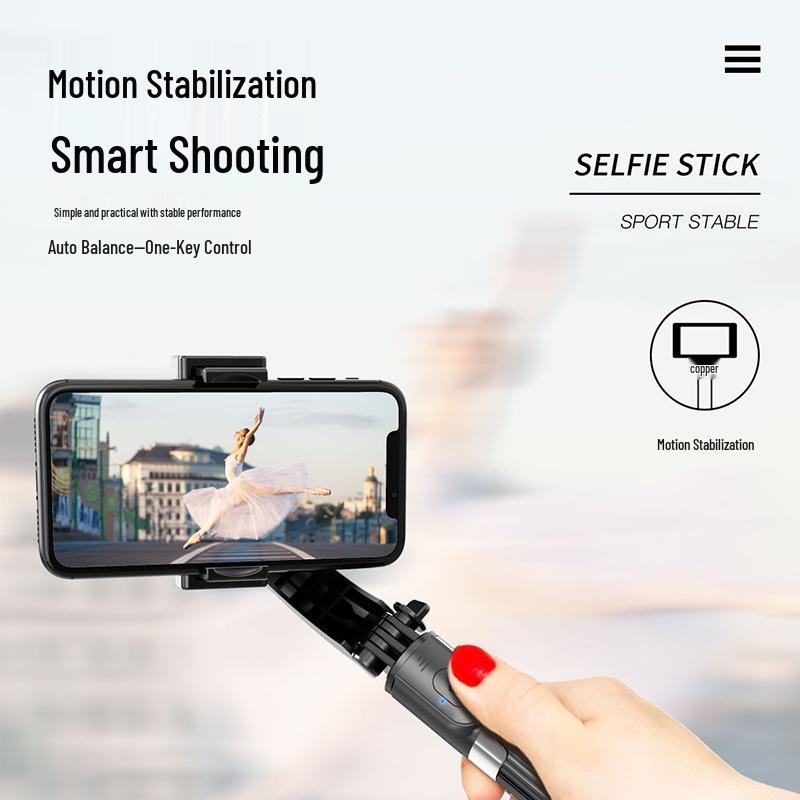 Single-Axis Handheld Mobile Stabilizer & Selfie Stick with Remote Control