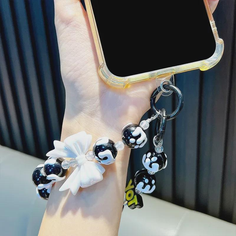 Подвеска для телефона и брелок с бантом из бисера: Подарочные аксессуары для мобильных телефонов, рюкзаков и автомобилей