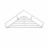 New Triangular Structure Sink Corner Rack Drainage Space Saving Sponge Holder Dishcloth Rack Sponge Storage