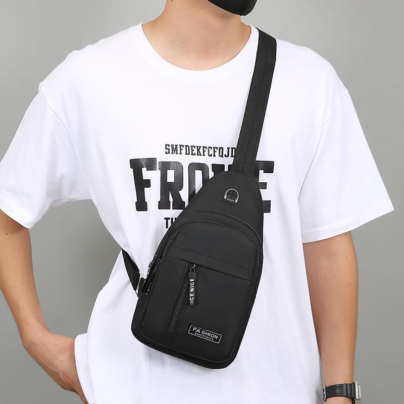 Мужская многофункциональная износостойкая нагрудная сумка через плечо: Путешествия на открытом воздухе, Повседневный спорт, Сумка-рюкзак через плечо
