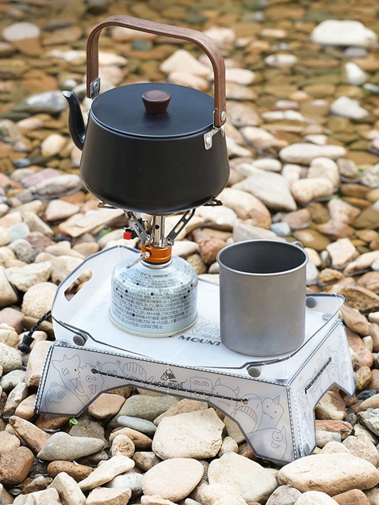 Складной походный столик Ультралегкий маленький стол для пешего туризма Портативный мини-обеденный стол Многофункциональный для кемпинга, пеших походов