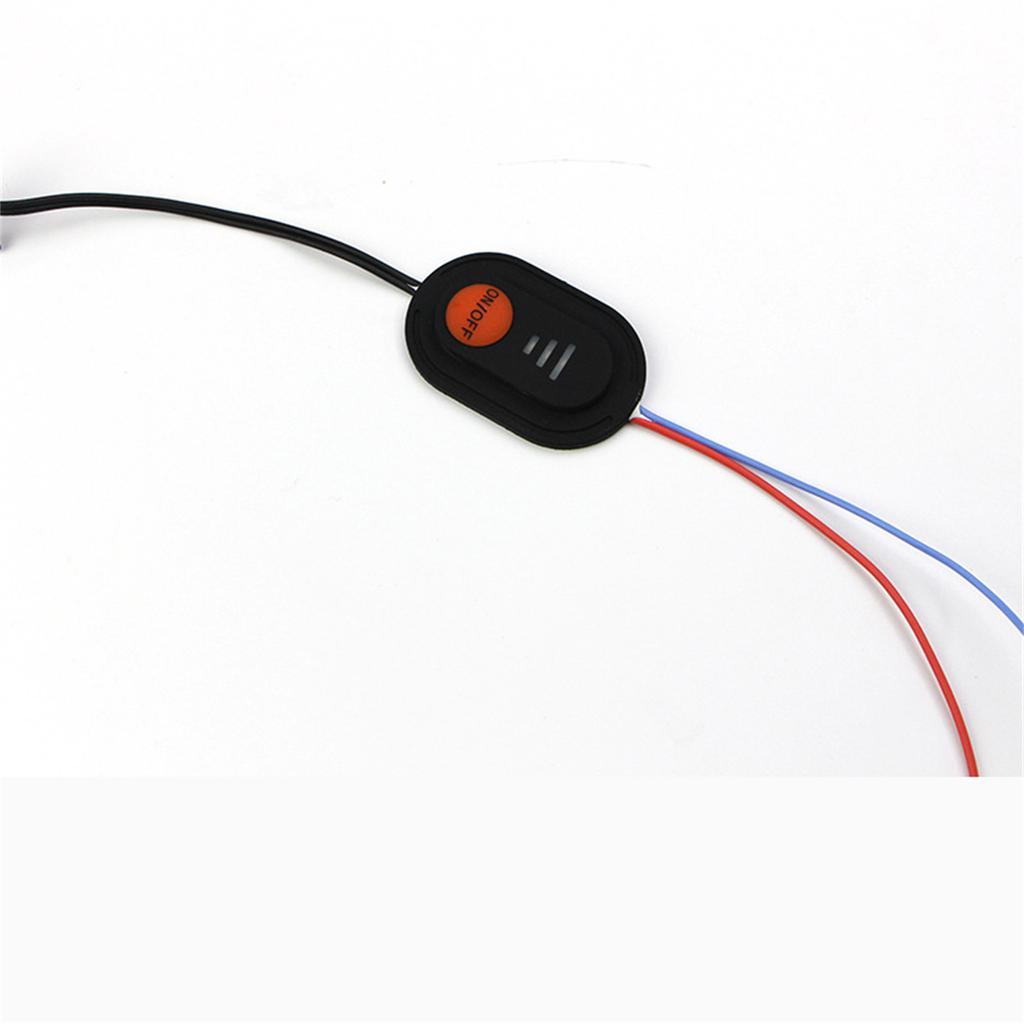 Силиконовый кнопочный переключатель, водонепроницаемый переключатель контроля температуры, жилет с подогревом, брюки, перчатки, контроллер температуры «сделай сам»