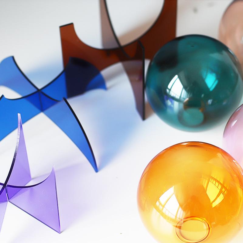 1 набор вазы в форме шара, современная ваза в форме шара, скандинавская пластиковая ваза, прозрачная акриловая стеклянная ваза, уникальная, 13 стилей