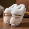 Fleece Thickened Thermal Cotton Slippers 2025 New Winter Cotton Shoes Home Indoor Soft-soled Plush Slippers