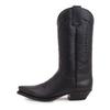 Men's Embroidered Western Cowboy Boots, Classic Pull On Pointed Toe Work Boot, Durable Chunky Heel Non-Slip Mid-Calf Booties