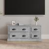VidaXL TV Cabinet Concrete Grey 100x35.5x45 Cm Engineered Wood 816452