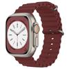 Совместимо с силиконовым ремешком Apple Watch Серии 10, Ocean Band с двойной застежкой для Серии 9 и спортивной моделью Ultra 11 Серии 2.