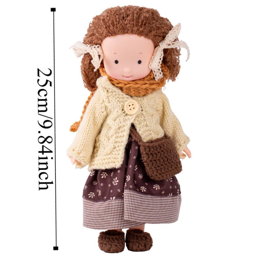 Мягкая плюшевая кукла из мультфильма, кукла ручной работы, игрушка художника, вальдорфская кукла для детского сада