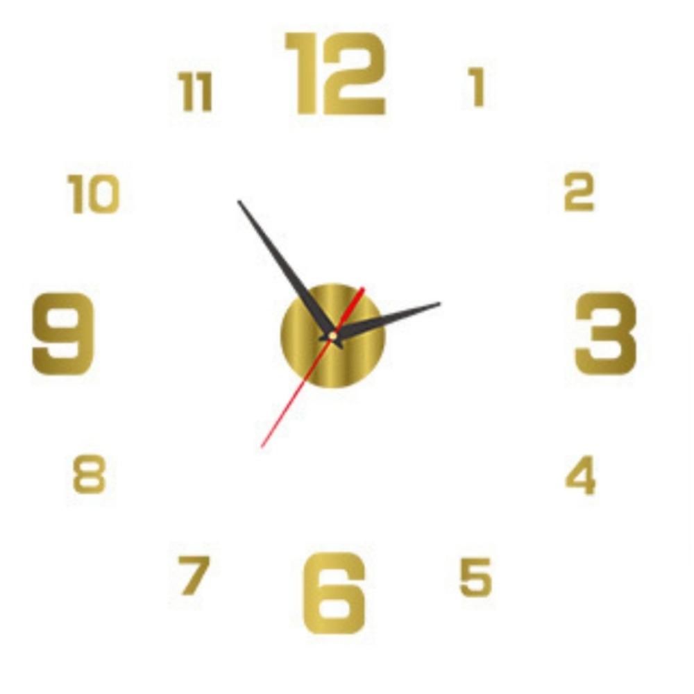 Creative Frameless Wall Clock Wall Mechanism DIY Night light Arrows Decal Wall Decoration Home Silent Clock Living Room Office