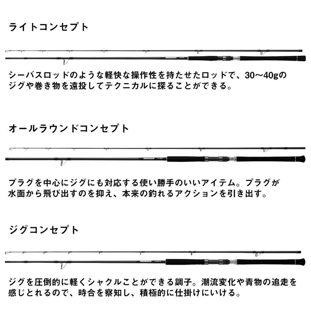 Daiwa DRAGGER SX 109HHB-3 Bait Shore Jigging Rod