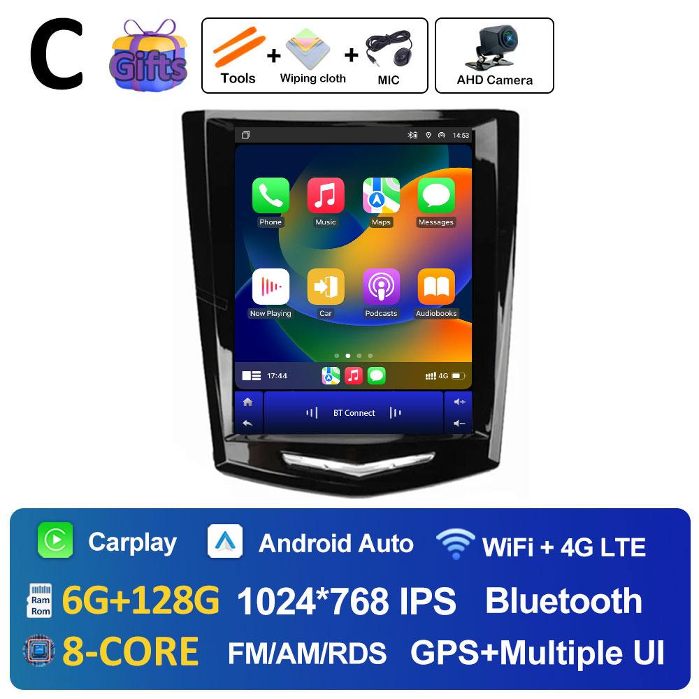 Для Cadillac ATS XTS CTS SRX 2013 2014 2015 2016 DSP Стерео Беспроводной Carplay Android Auto 2.5D Сенсорный экран Головное устройство Не 2 DIN