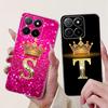 Прозрачный чехол For Honor X5b GFY-LX2 X5b Plus Модный Роскошный Буквы от A до Z Мягкая Задняя Крышка Для Honor X5b Plus Чехол для Телефона GFY-LX2P