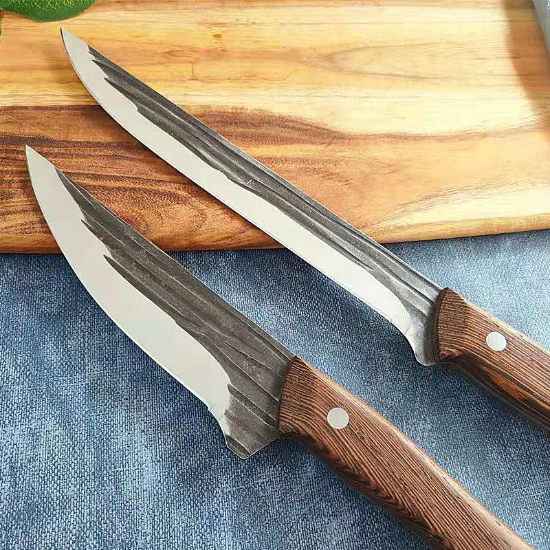 Stainless Steel Boning Knife Fish Knife Hammered Butcher Forged Household Cooking Accessories