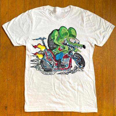 Винтажный Rat Fink Подарок для фанатов Мужская S-235XL Футболка 11D957 Унисекс Футболка