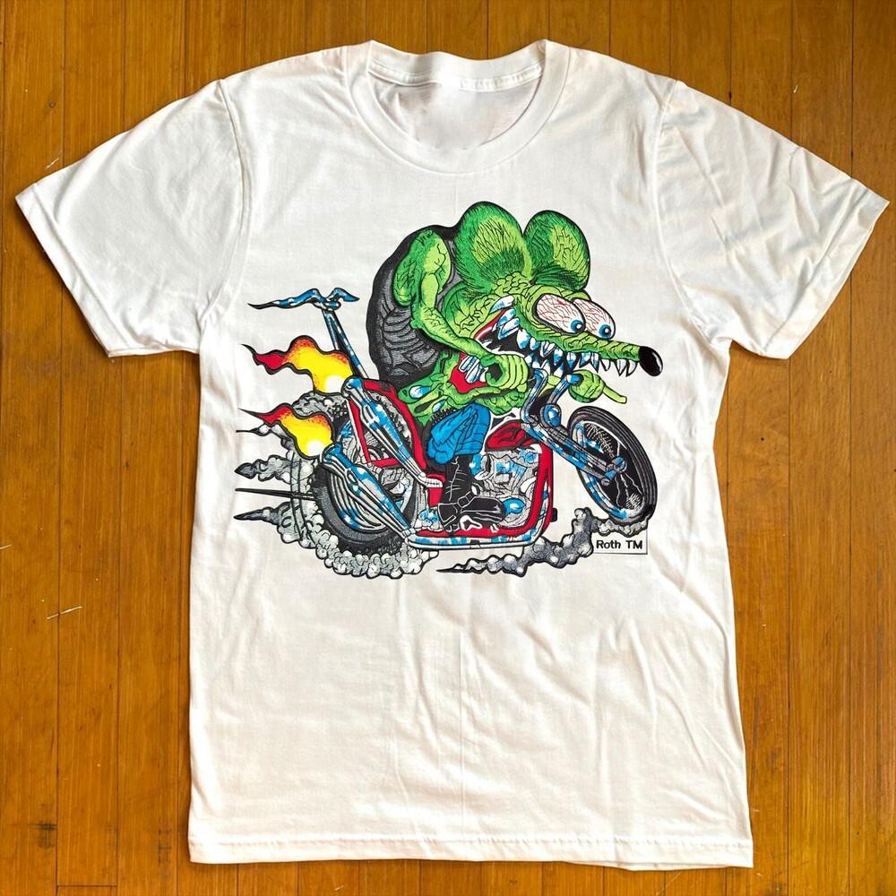 Винтажный Rat Fink Подарок для фанатов Мужская S-235XL Футболка 11D957 Унисекс Футболка