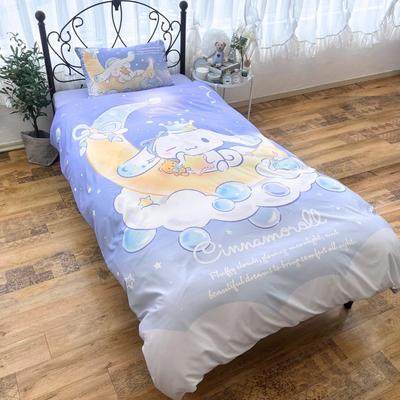 Пододеяльник Cinnamoroll, комплект из 3 предметов, одинарный Shinamon Sanrio SANRIO, персонаж Cinnamon-kun SB-682-S