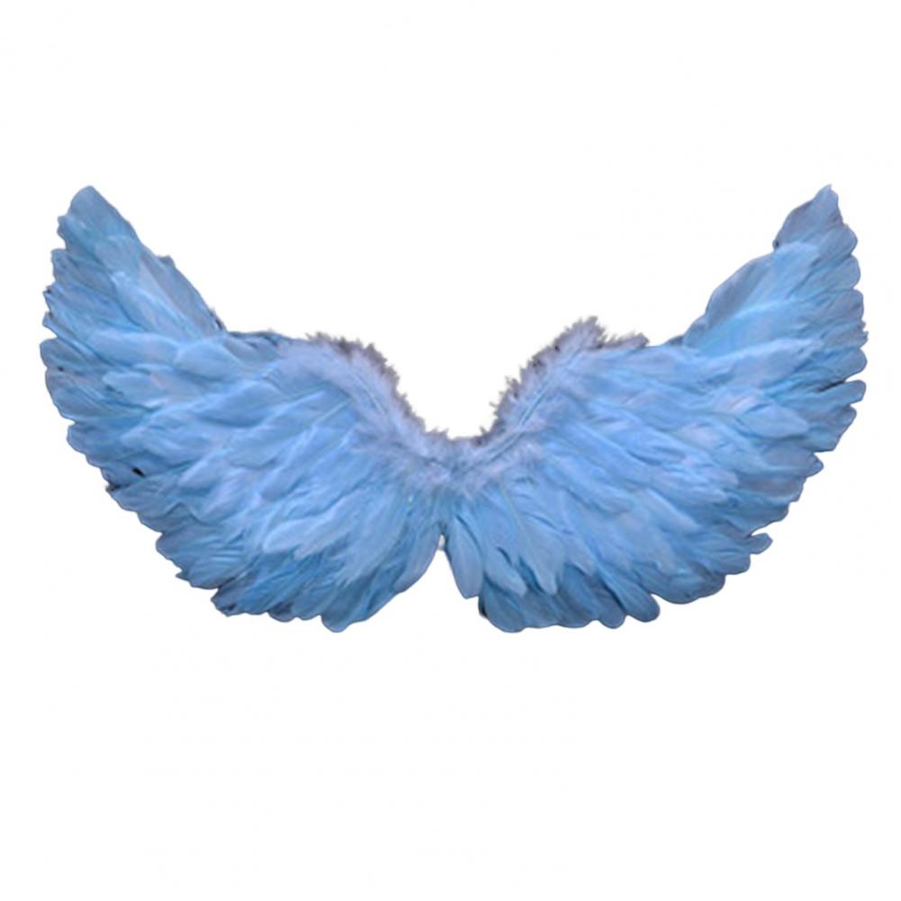 Angel Feather Wings with Elastic Straps Lightweight Costume Cosplay Wings Photography Props Holloween Party DIY Decorations