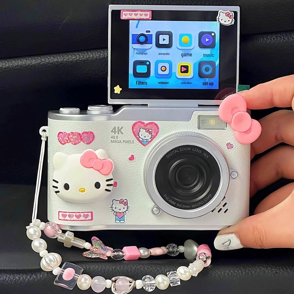 Цифровая камера Hello Kitty с откидным дисплеем для начинающих - Идеальный подарок для девочек