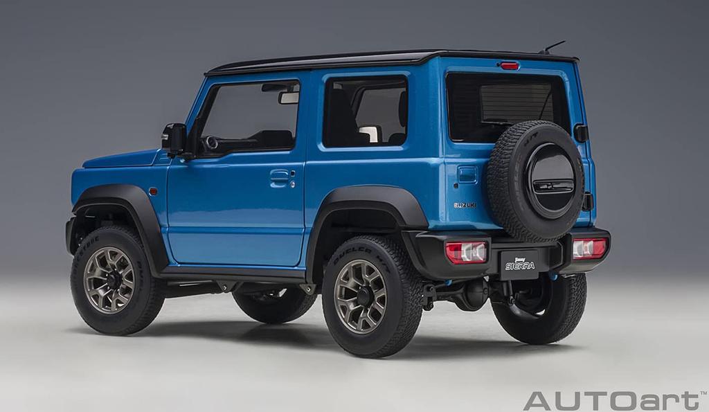 AUTOart Suzuki Jimny Sierra Blue Roof Готовый продукт 78507 1/18 (JB74) Металлик/Черный