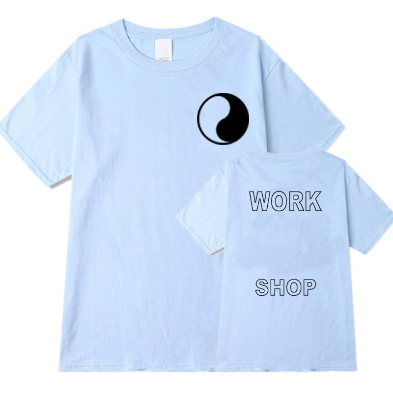 2025 New Arrivals Summer T Shirt Men Women Our Legacy Brand 100% Cotton T-Shirt Tai Chi Work Shop Letter Print Tee Shirt