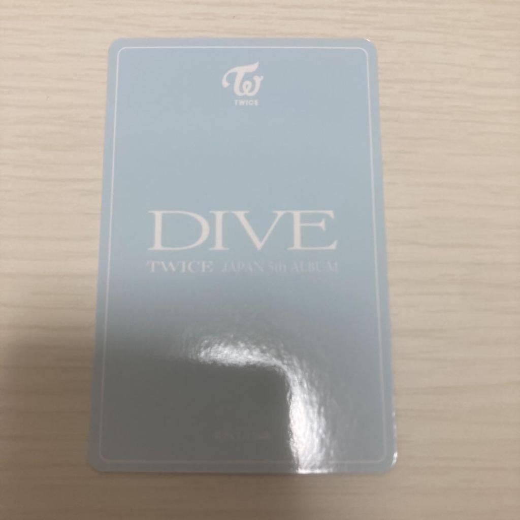 [USED] TWICE DIVE CD Regular Edition Bonus Cardmina