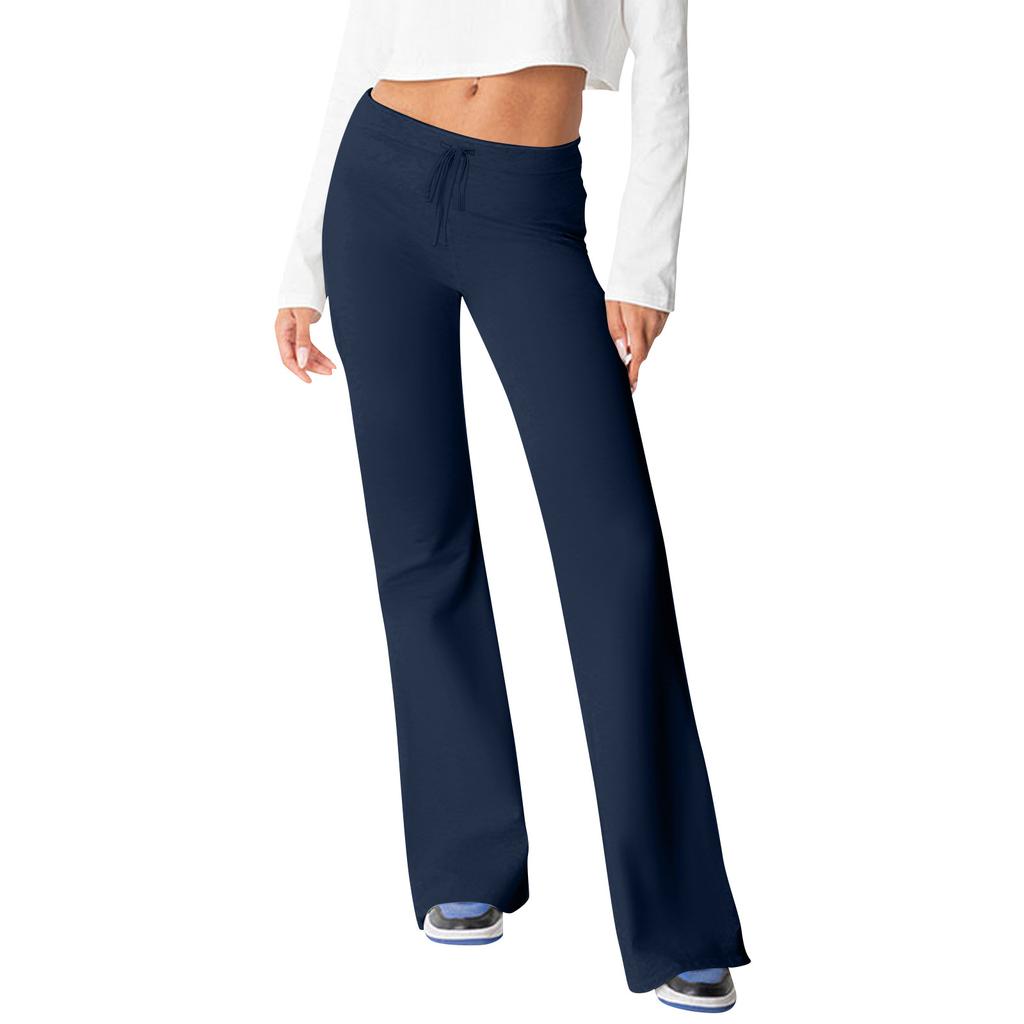 Women's Autumn And Winter Casual Home Flare Pants Yoga Casual Solid Color Sports Pants