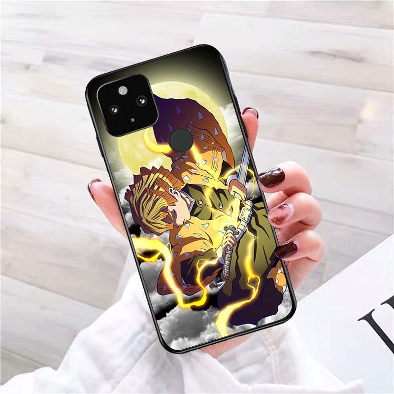 Чехол для телефона Demon Slayer Agatsuma Zenitsu Anime для Google Pixel 7 Pro 7 6A 6 Pro 5A 4A 3A Pixel 4 XL Pixel 5 6 4 3 XL 3A XL 2 XL
