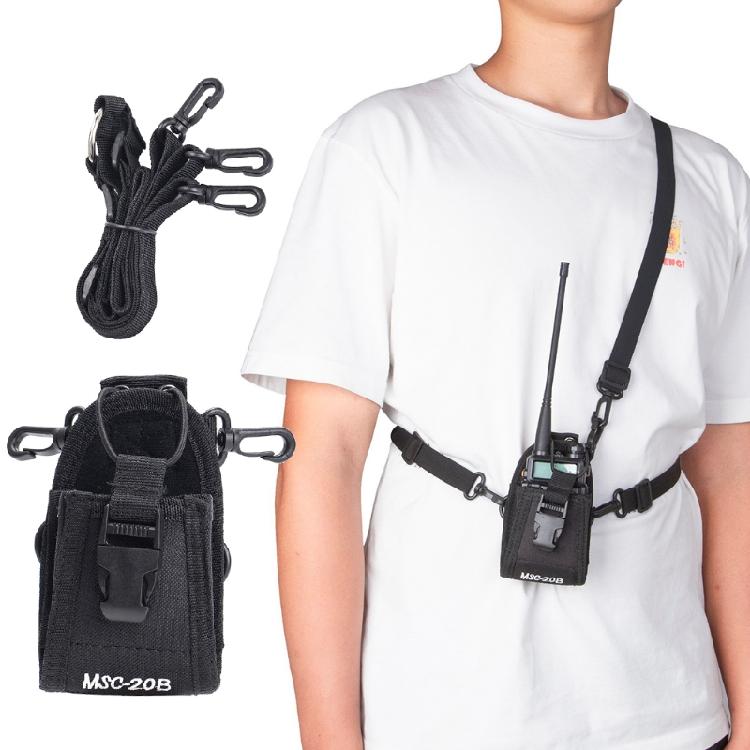 Сумка-чехол из нейлона MSC-20B для переноски кобуры для рации TYT-BaoFeng UV-5R R