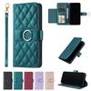 Чехол для Samsung Galaxy S23 S24 FE S25 Plus Ultra Luxury Flip Wallet Case из искусственной кожи с отделениями для карт и подставкой со шнурком