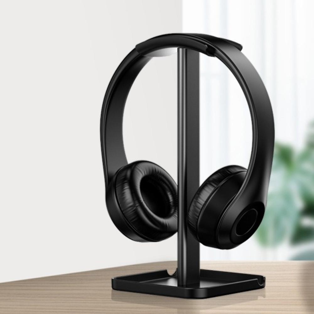 With Storage Tray Over Ear Headset Stand Detachable Earphone Display Rack  Space Saving